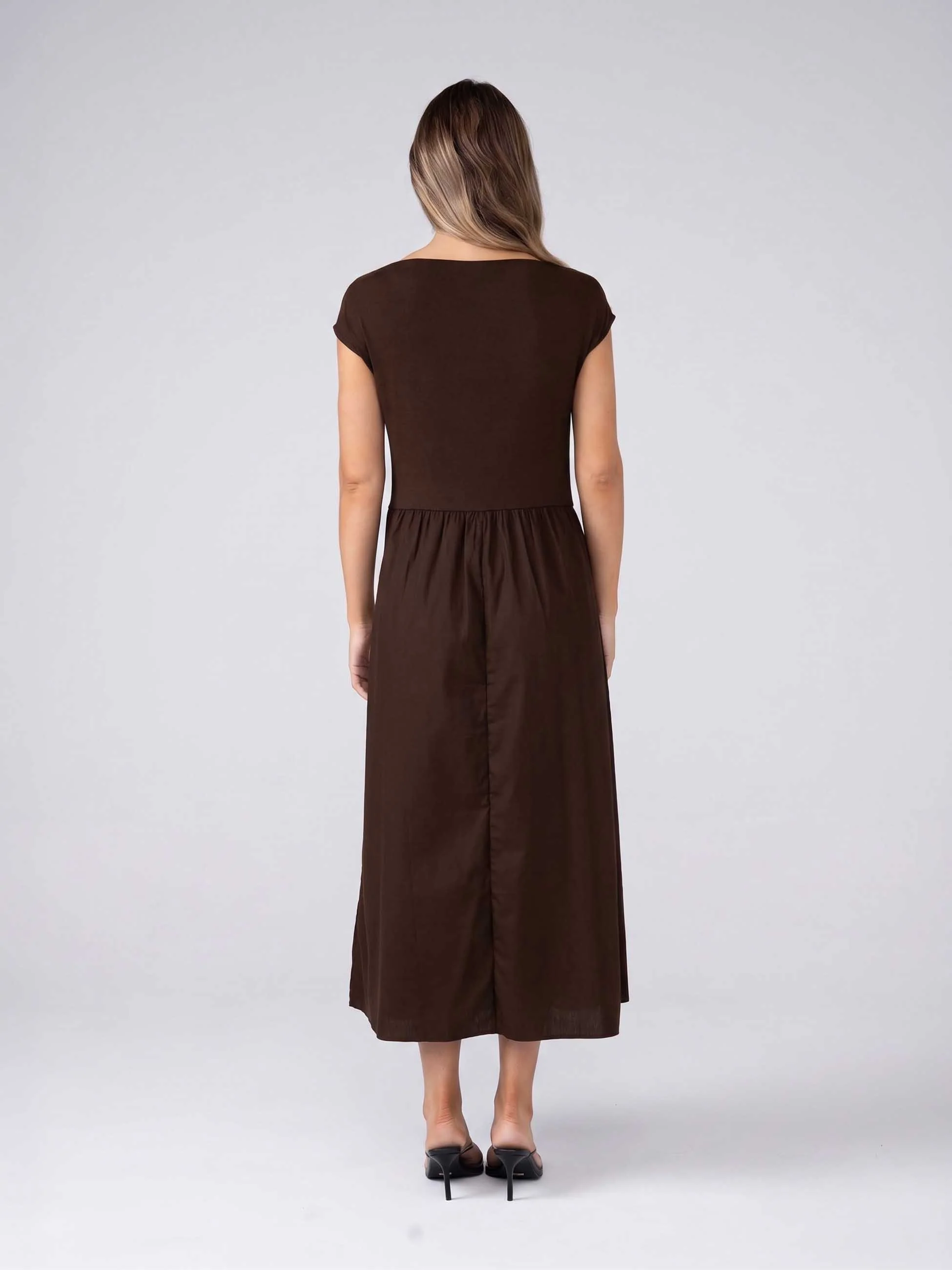 Anton Dress - Coffee Bean - Image 2