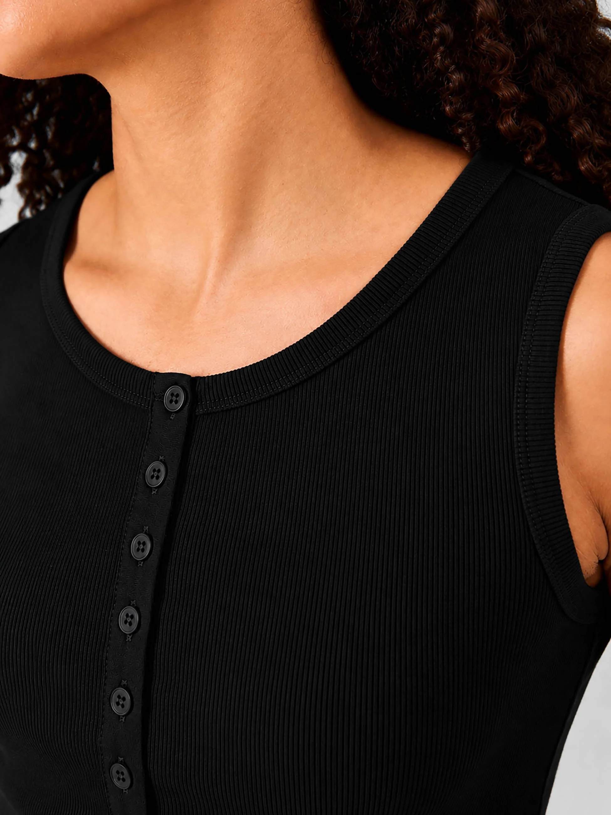 Aria Sleeveless Dress - Black - Image 8