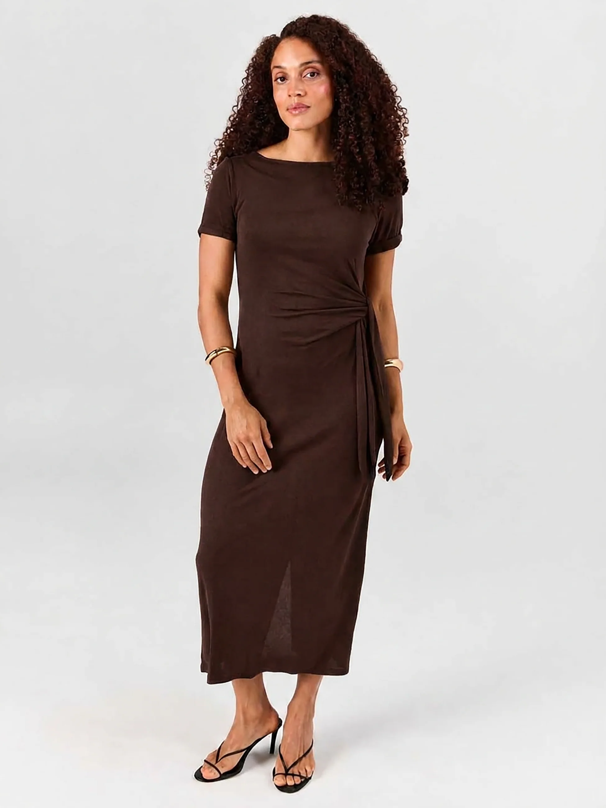 Bobbie Dress - Coffee Bean - Image 6