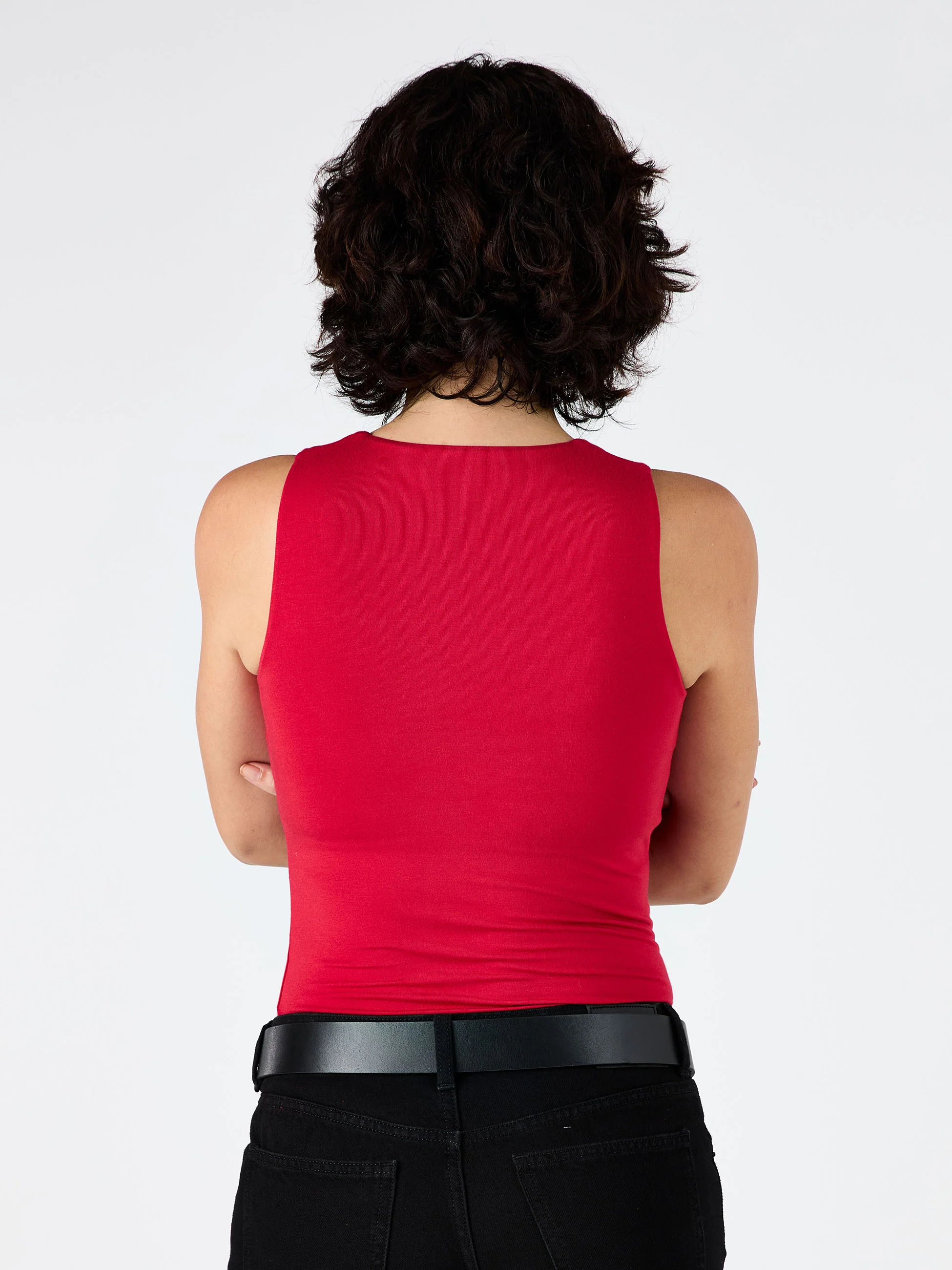 Bruna Tank - Cherry - Image 5