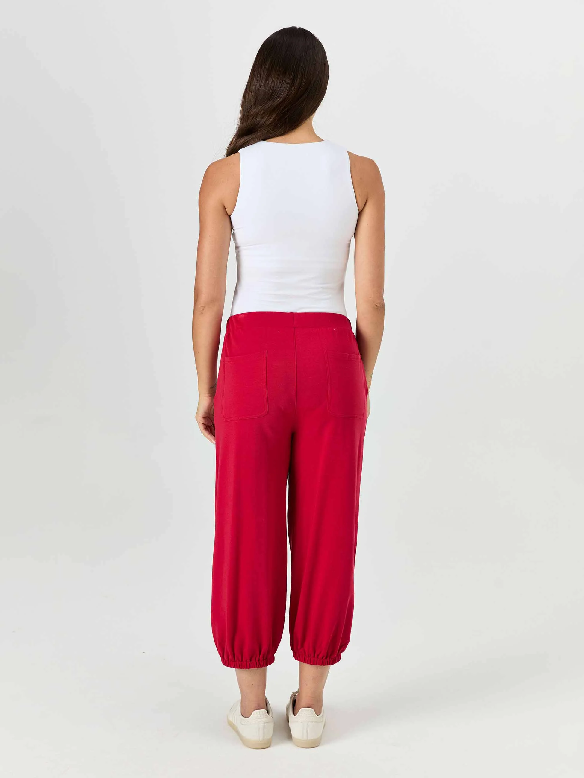 Dune Sweat Pant - Cherry - Image 3