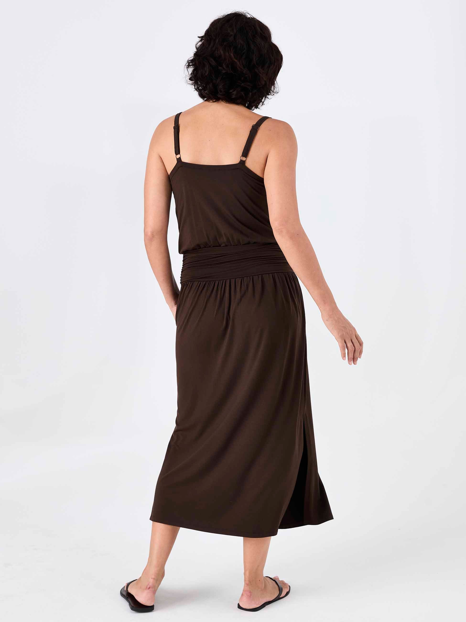 Imogen Dress - Coffee Bean - Image 9