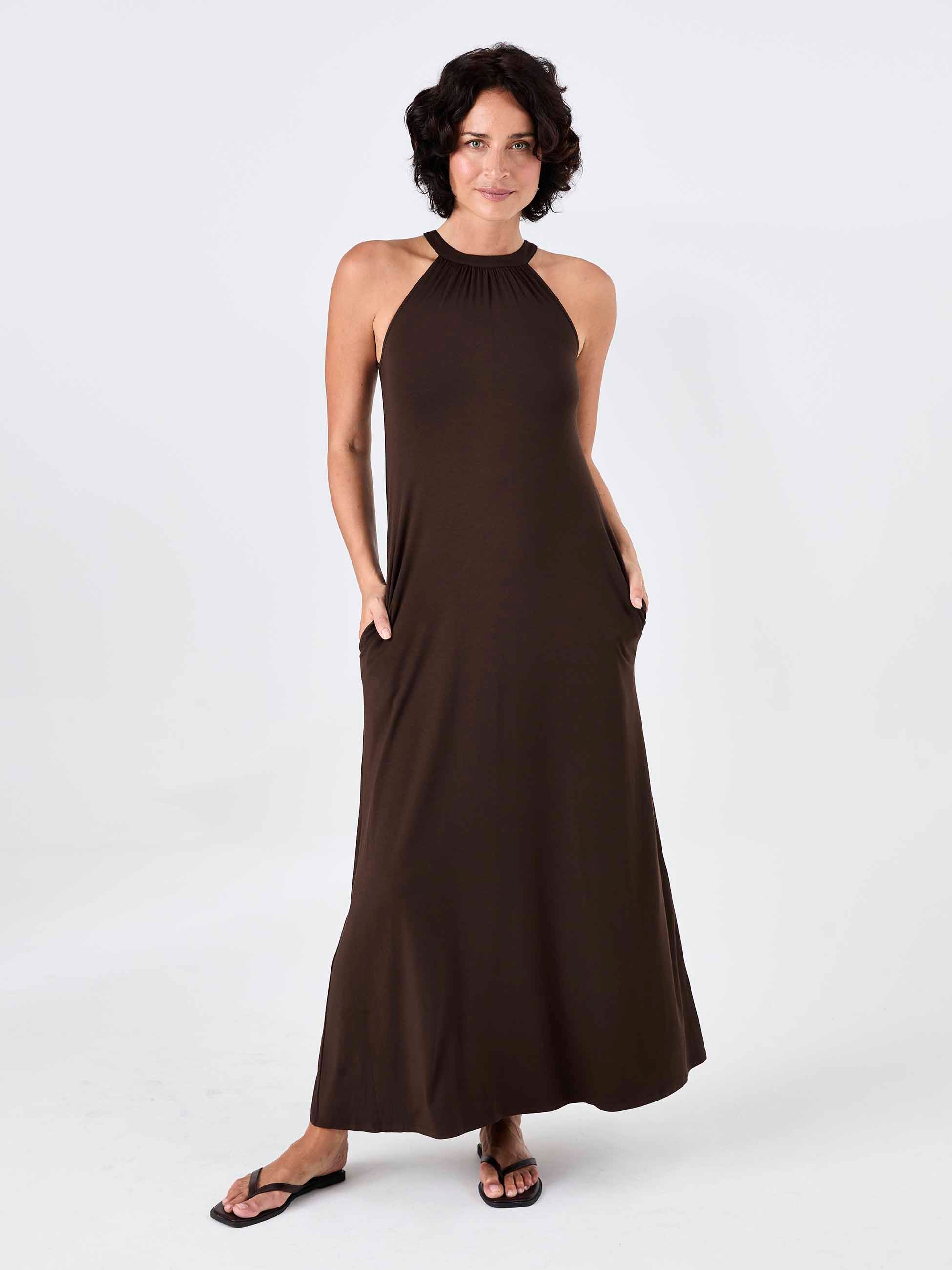 Isabelle Dress - Coffee Bean - Image 4