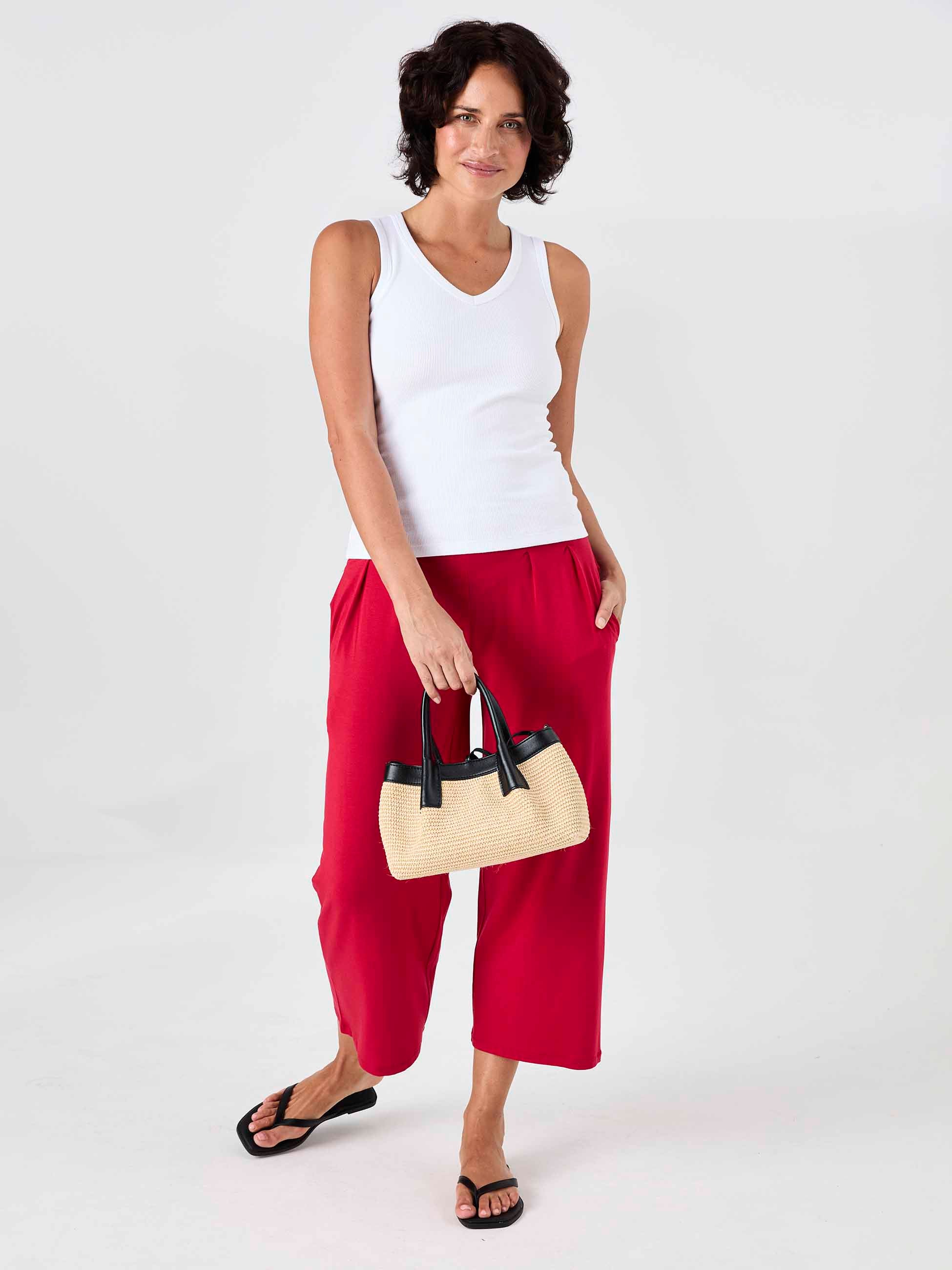 Jett Culottes - Cherry - Image 5