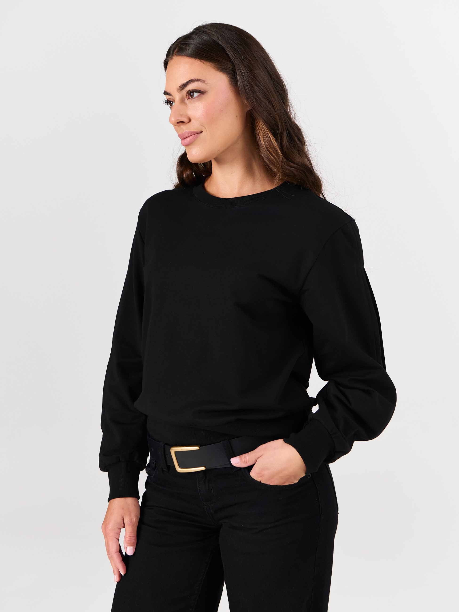 Lucy Sweatshirt - Black - Image 3