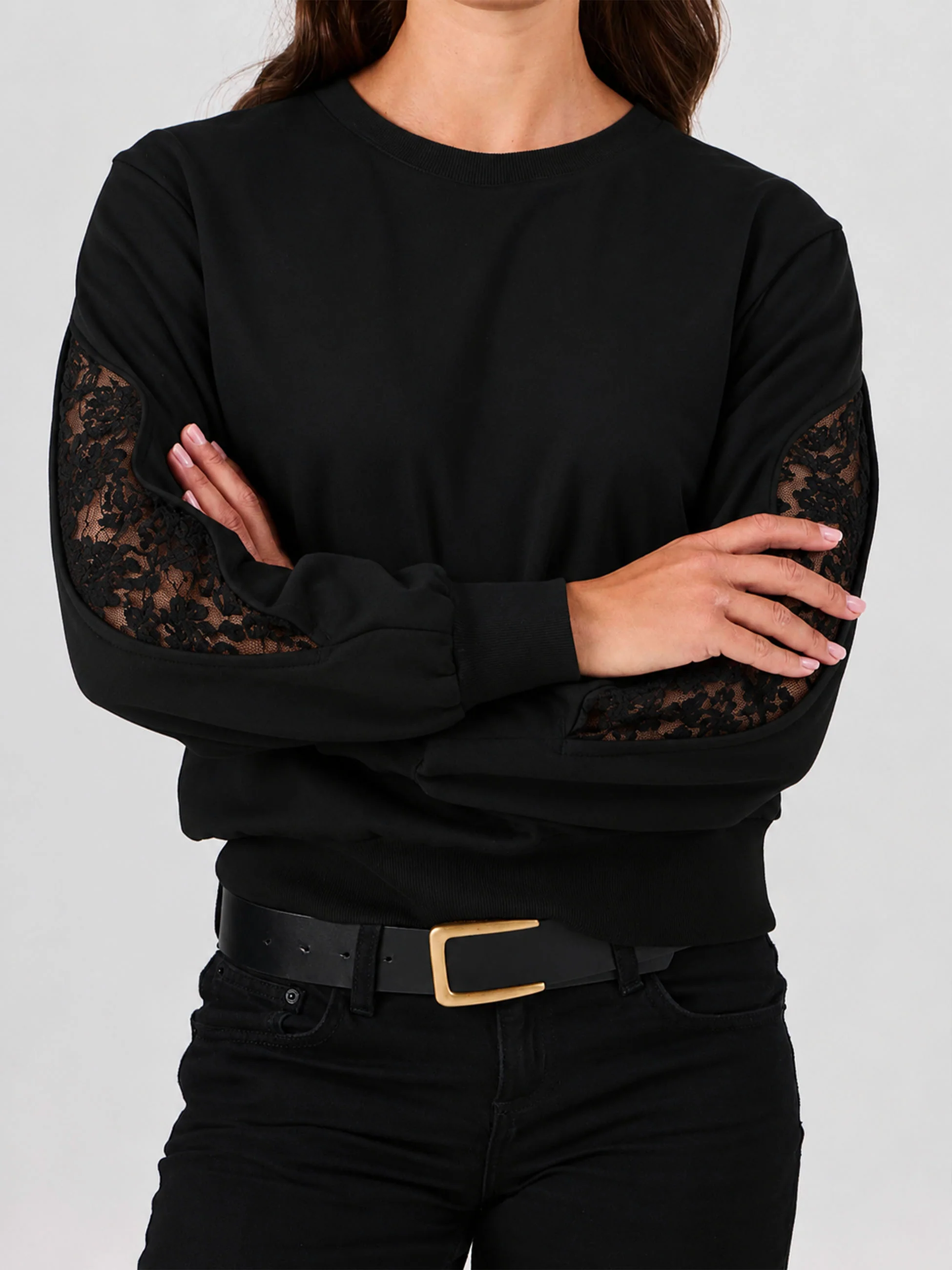 Lucy Sweatshirt - Black - Image 8