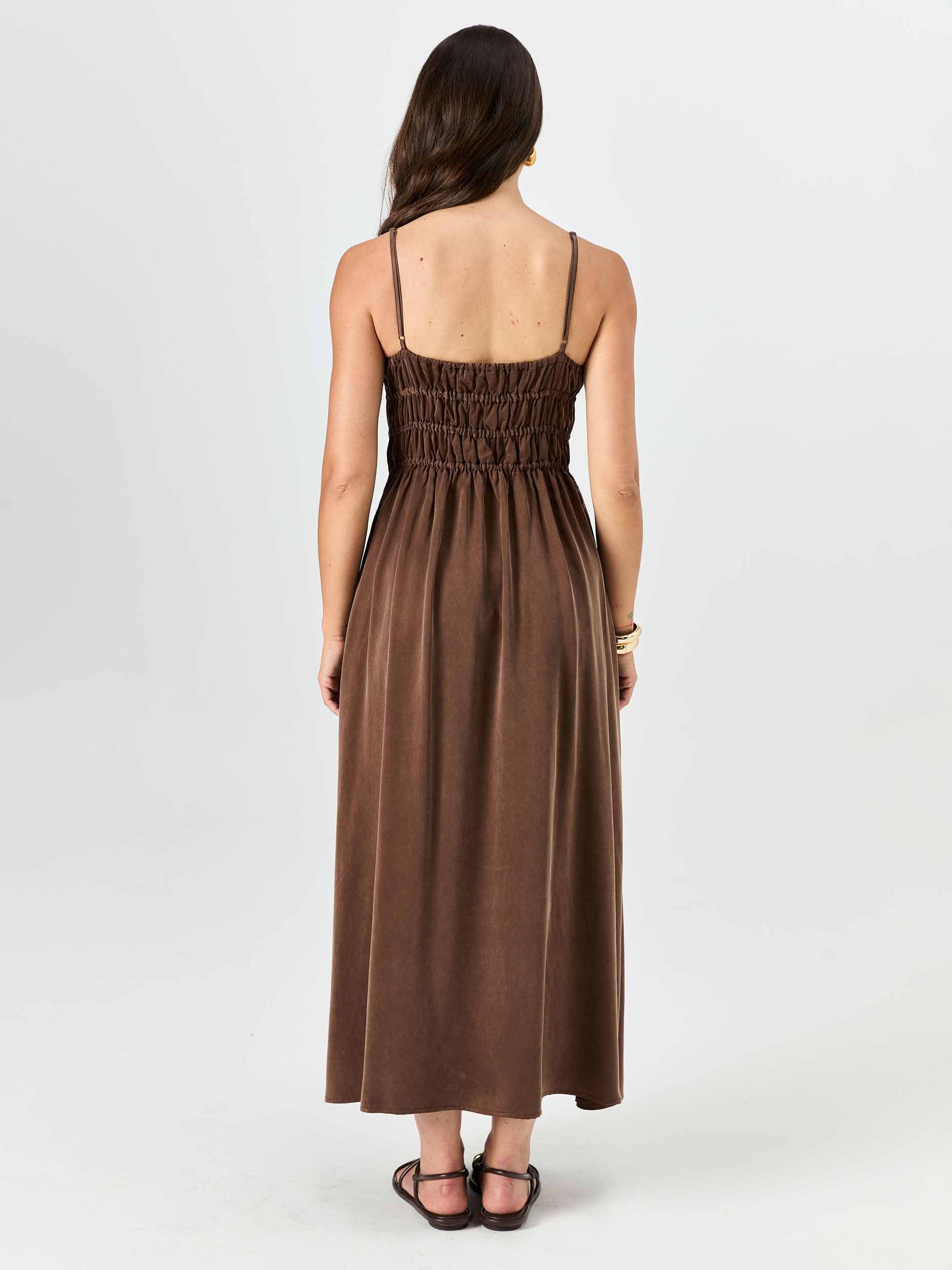 Luna Dress - Mocha - Image 3