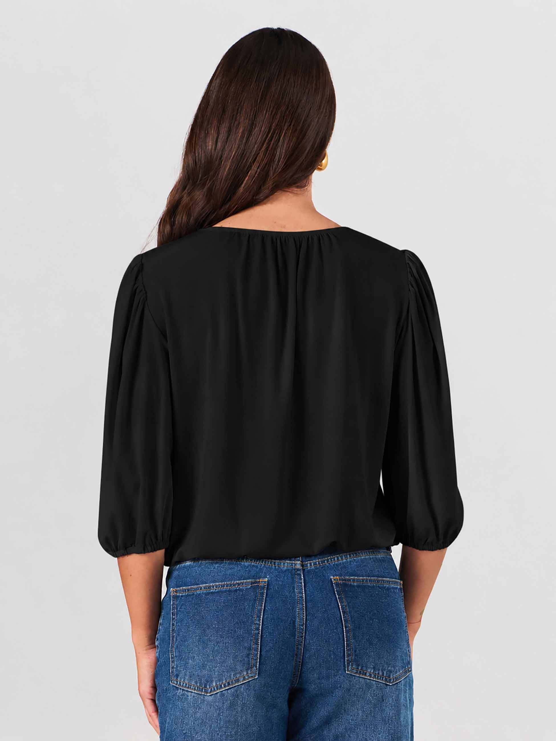 Millie Modal Top - Black - Image 3