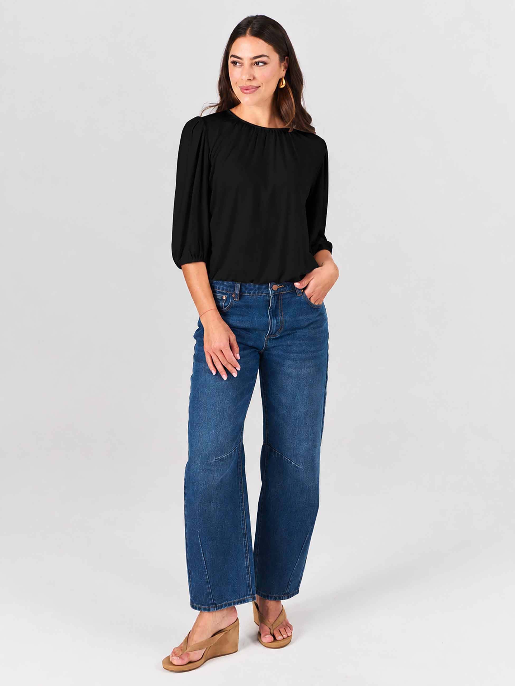 Millie Modal Top - Black - Image 4