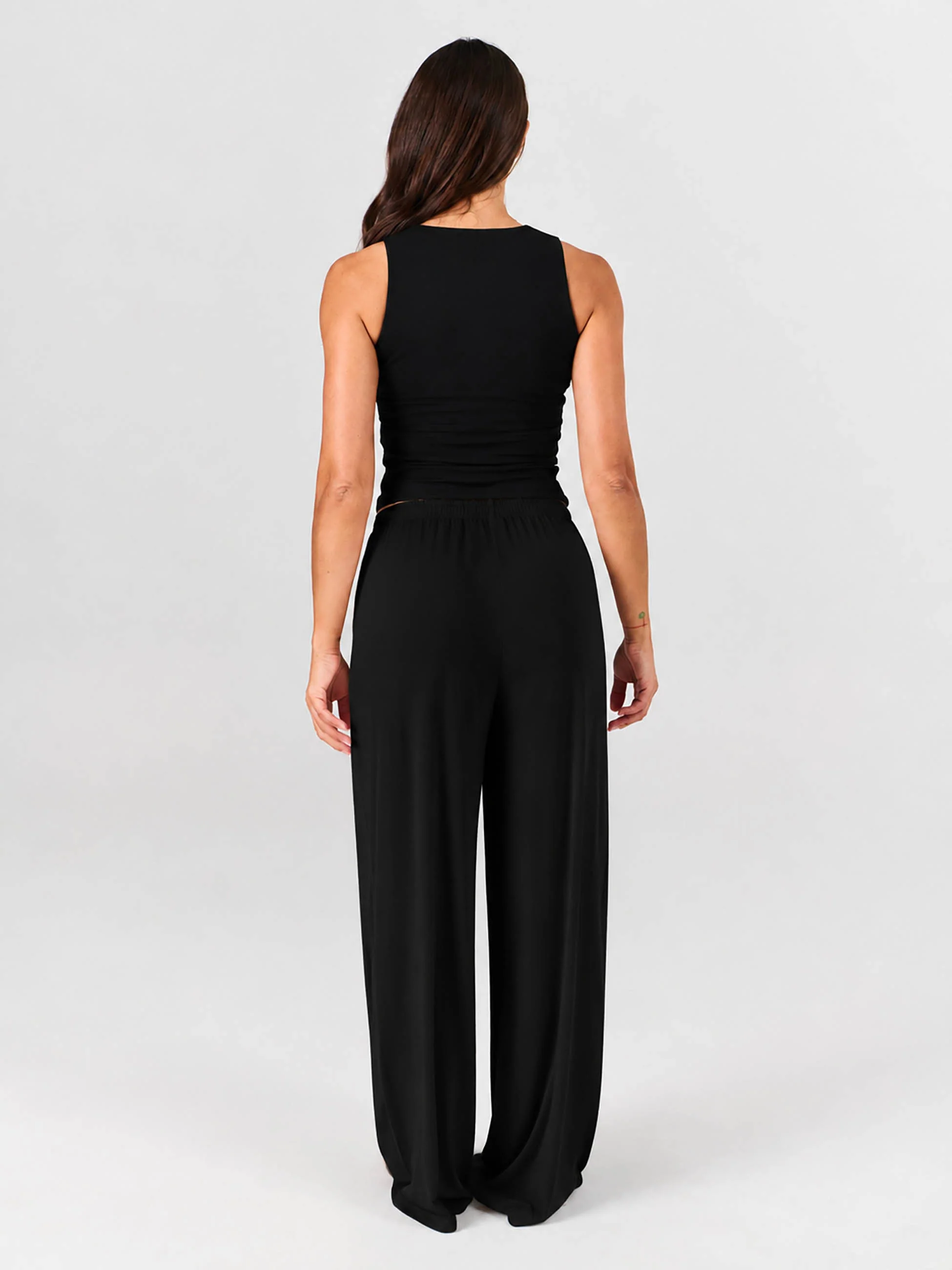 Modal Lounge Pant - Black - Image 4