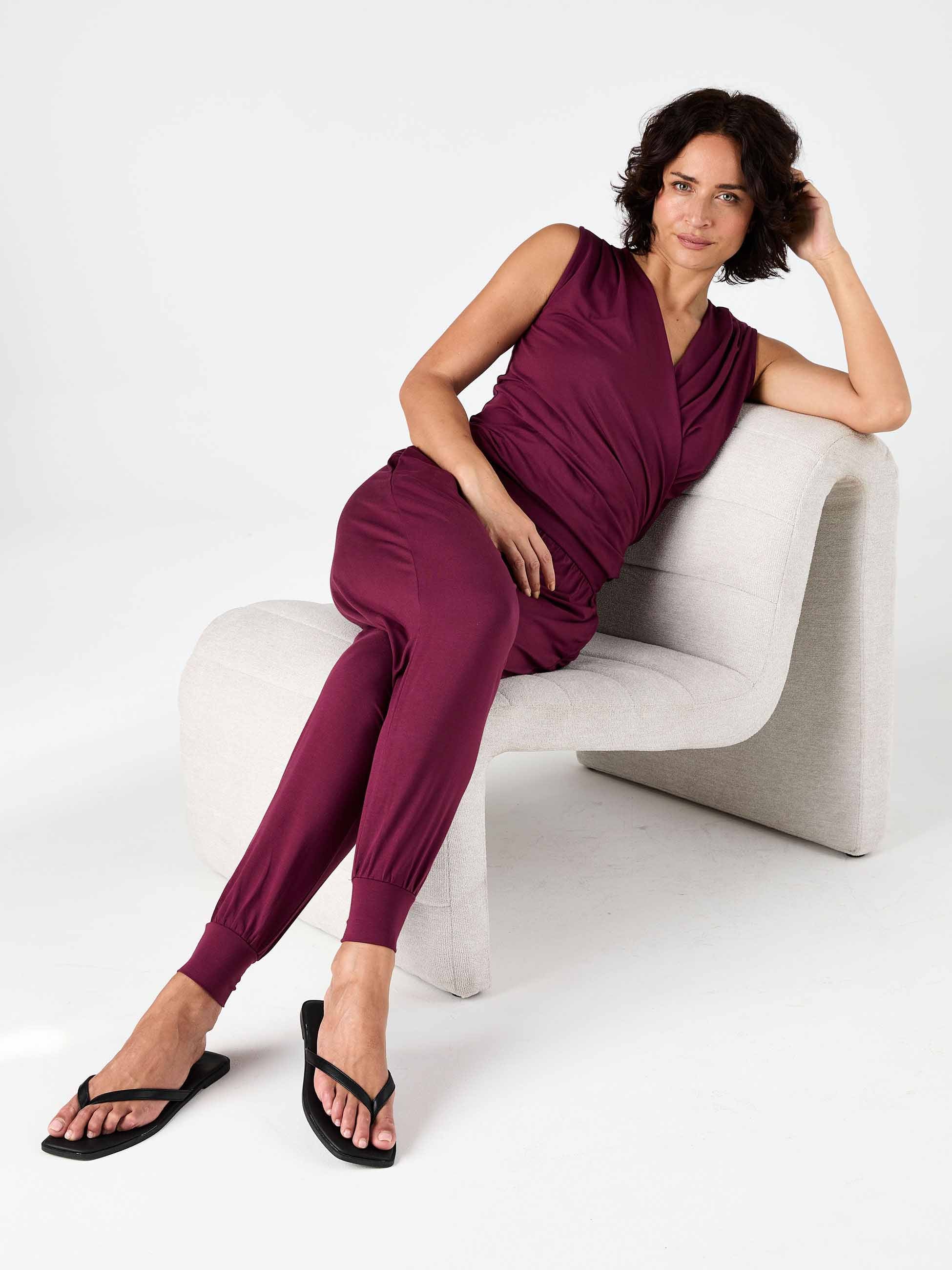 Nomad Relax Pant - Ruby - Image 6