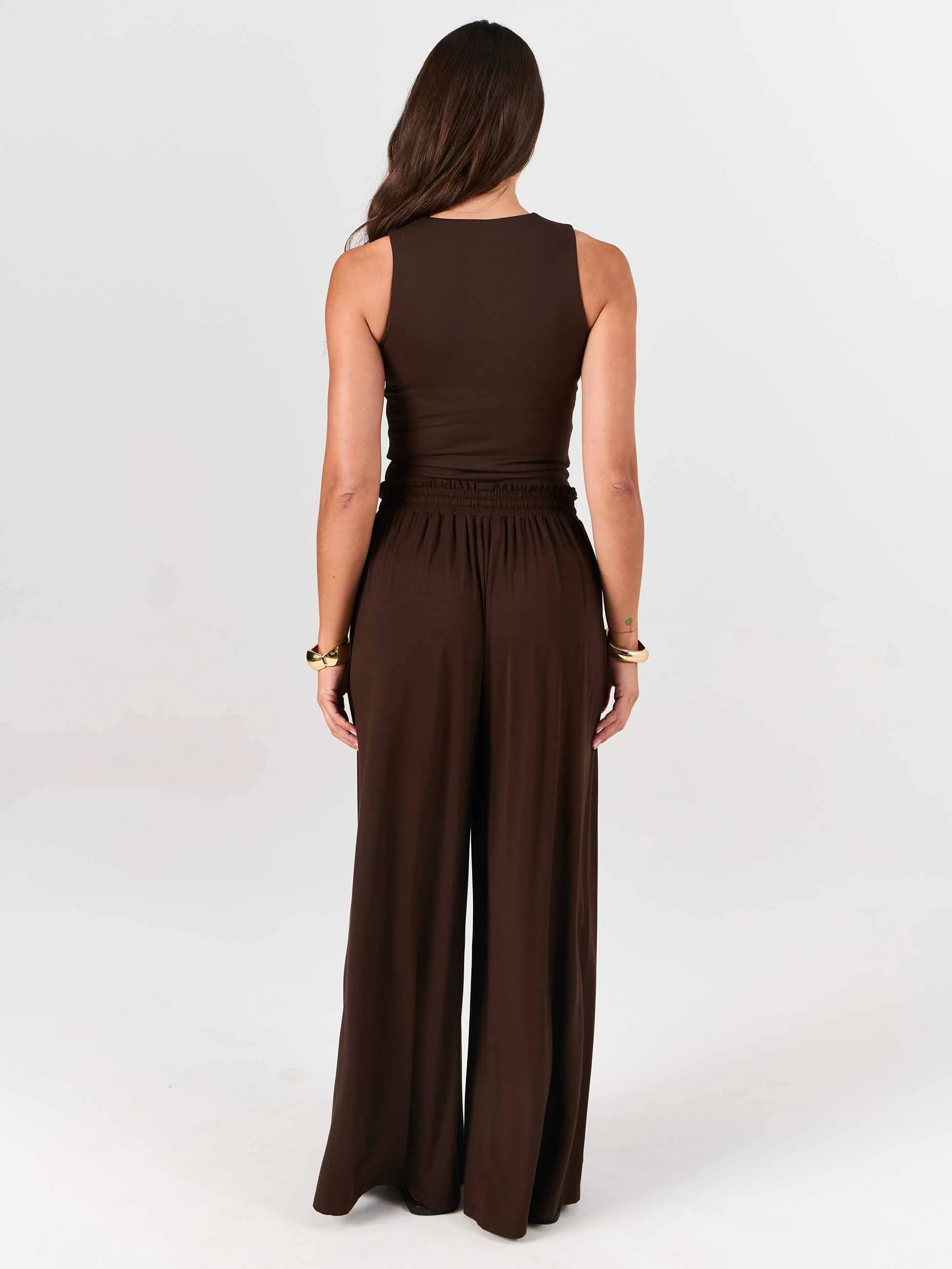 Rose Modal Pant - Coffee Bean - Image 2