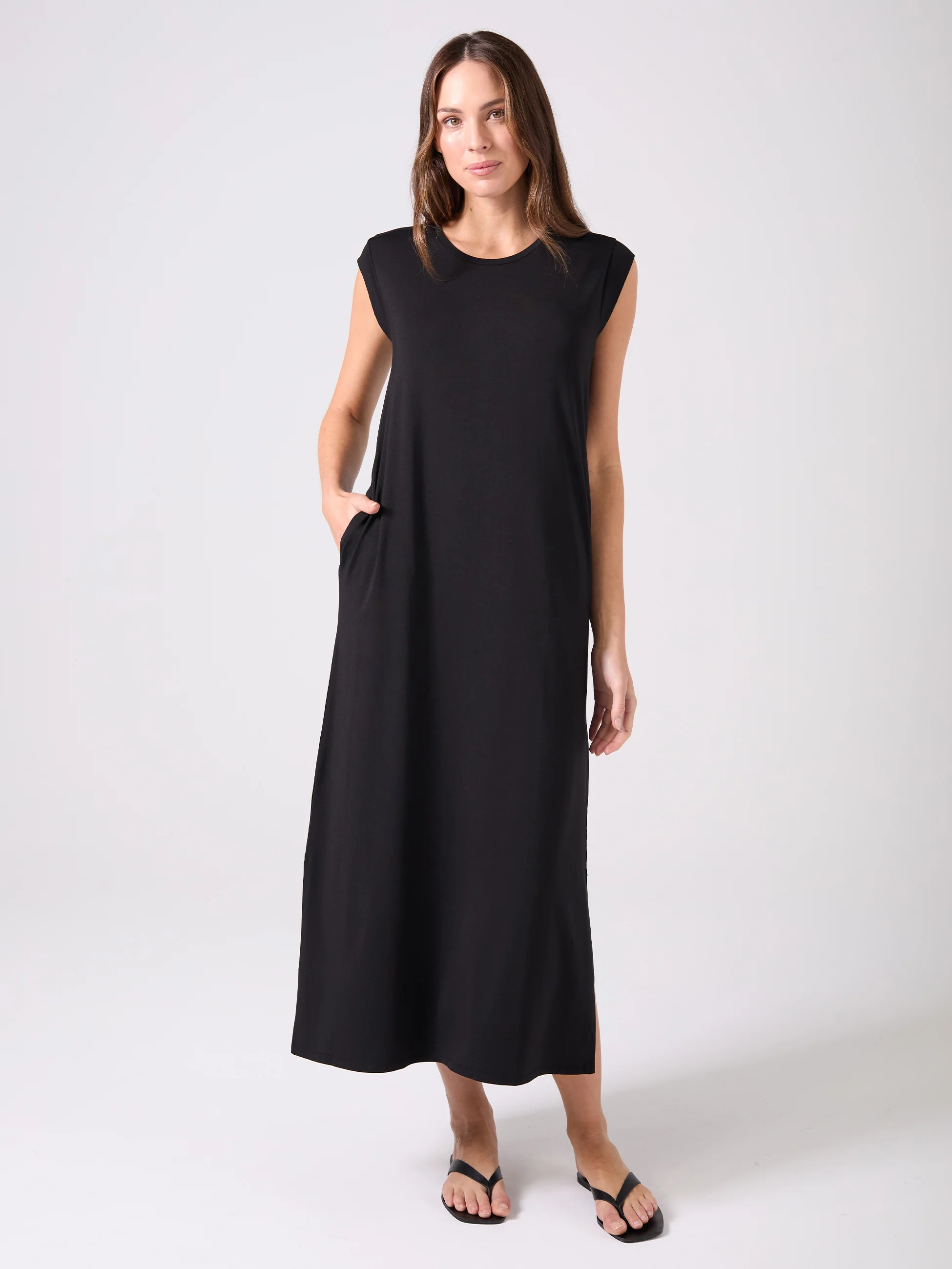Roxy Maxi Dress - Black - Image 2