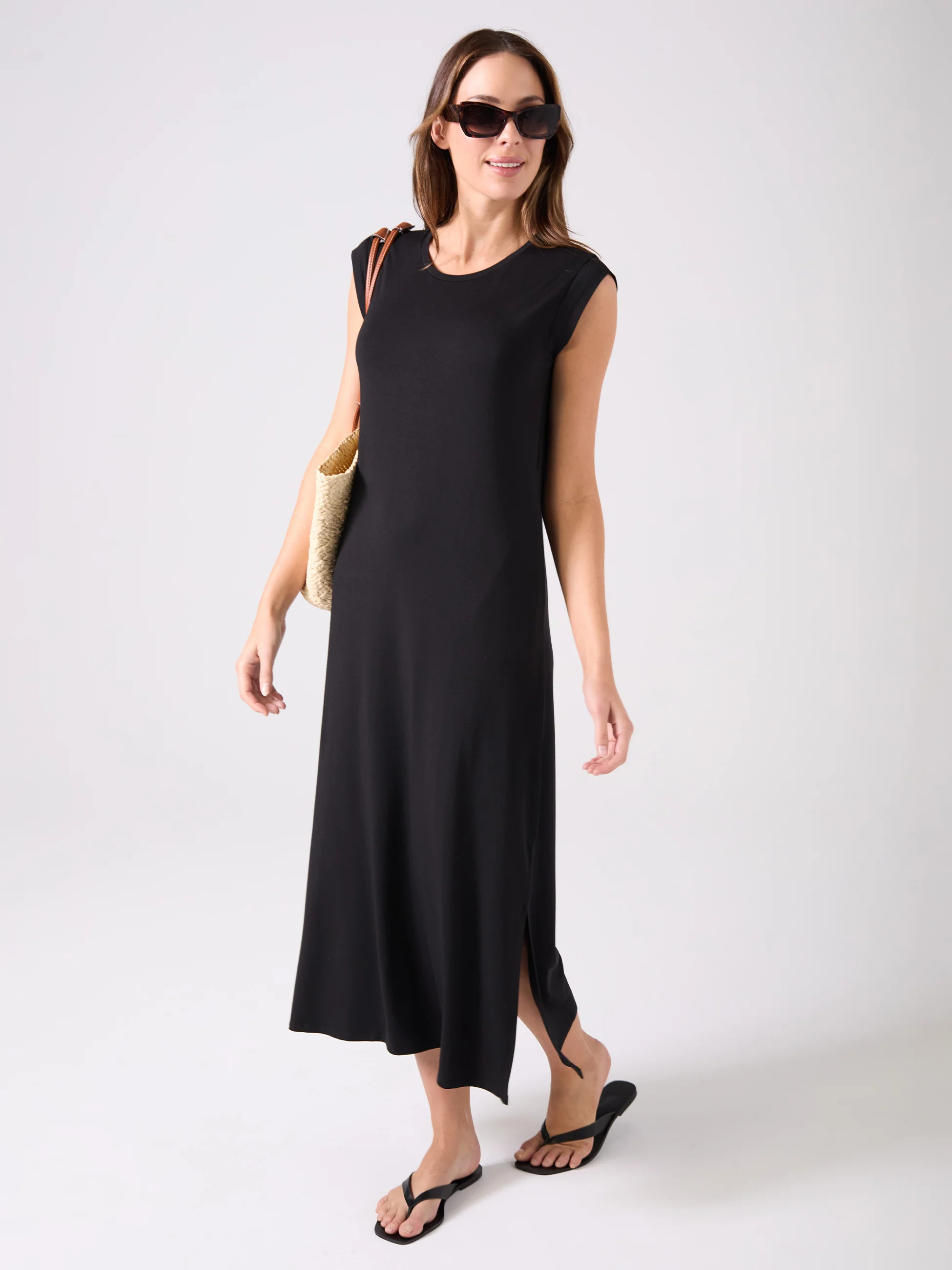 Roxy Maxi Dress - Black - Image 6