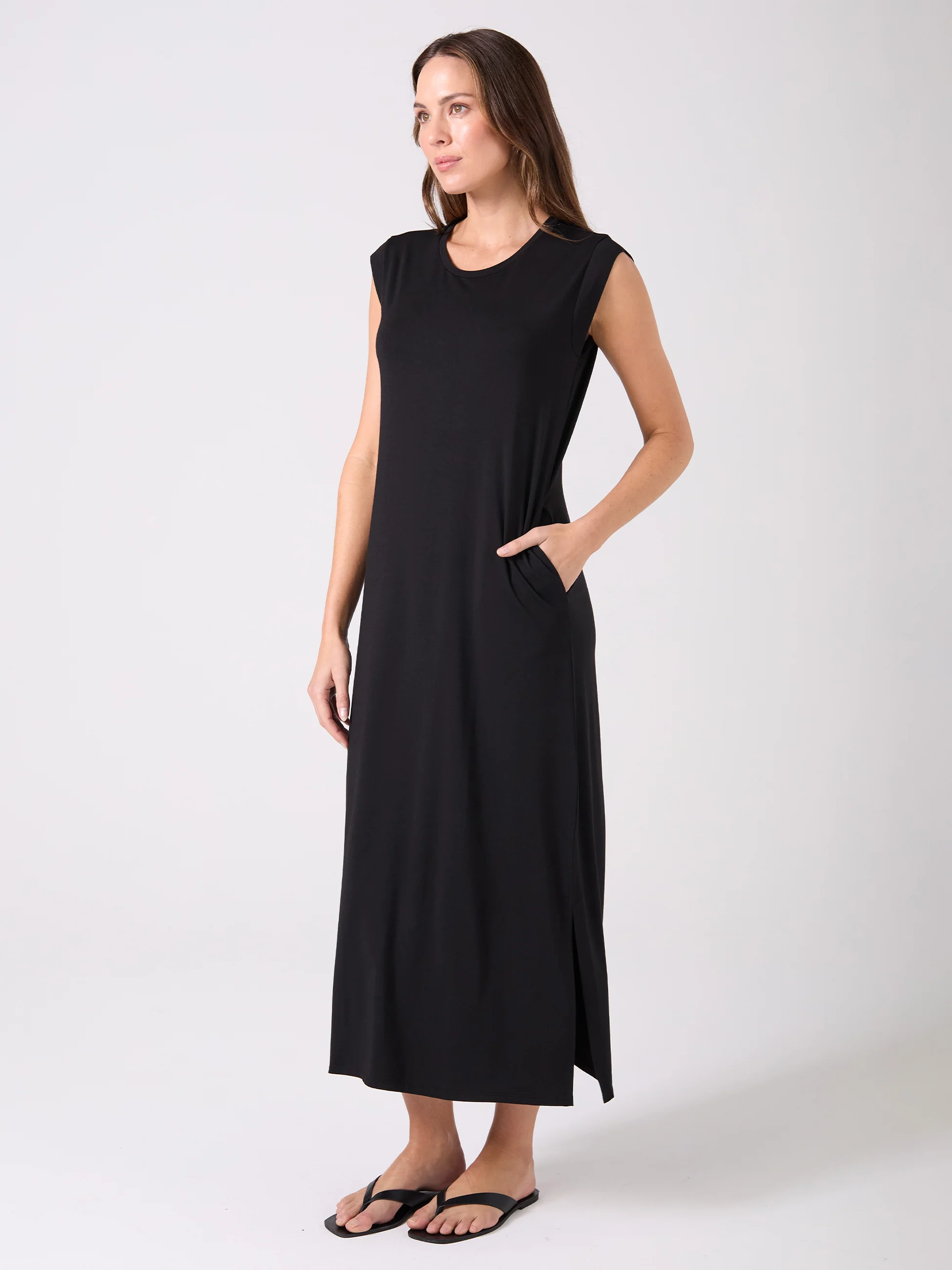 Roxy Maxi Dress - Black - Image 9