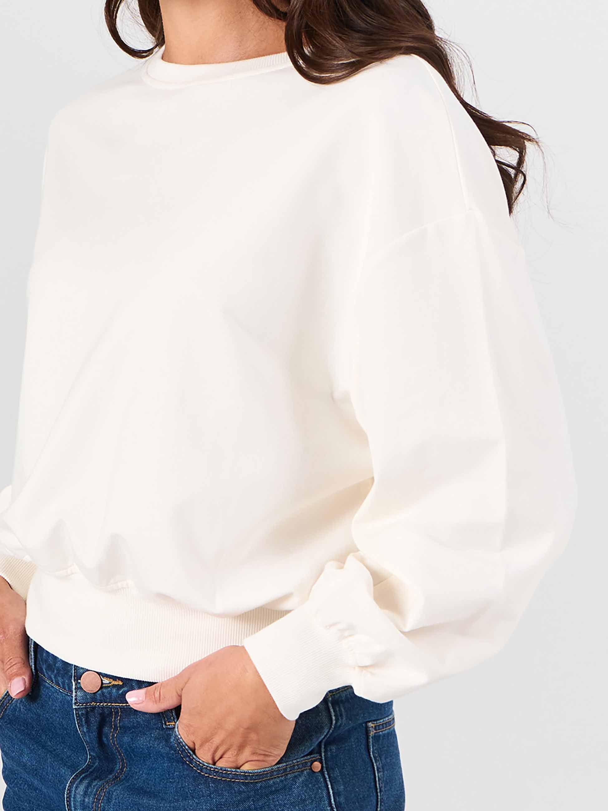 Samara Sweatshirt - Soft White - Image 8