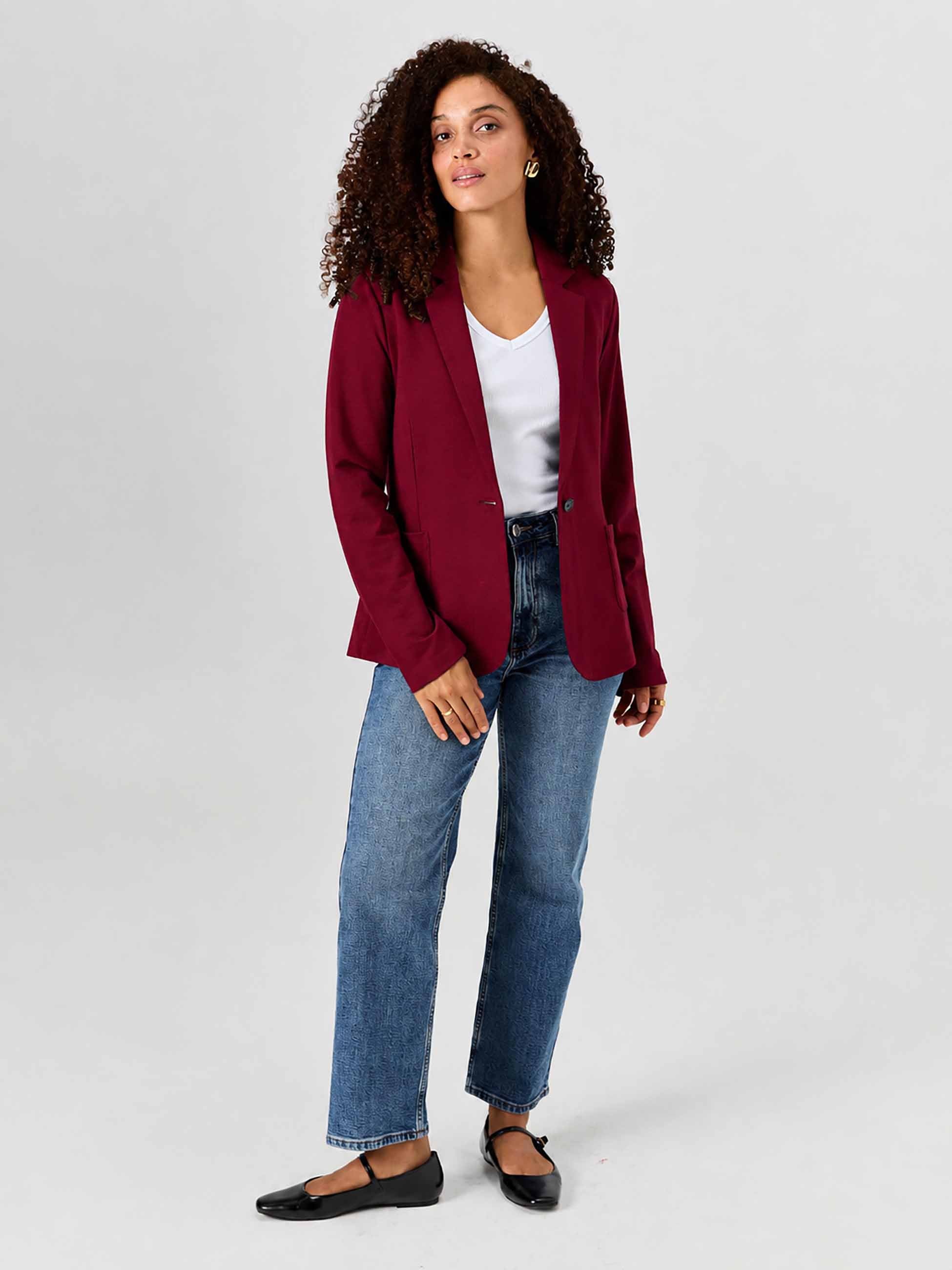 The Classic Jacket - Sangria - Image 5